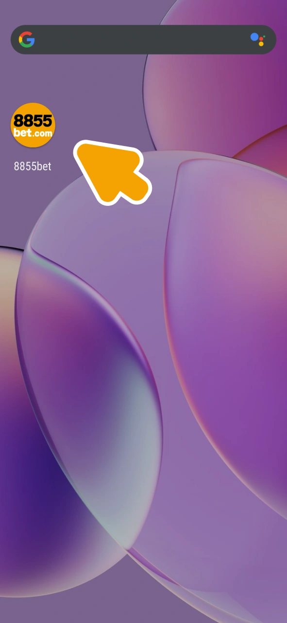 Abra o aplicativo 8855bet para Android para começar a jogar.