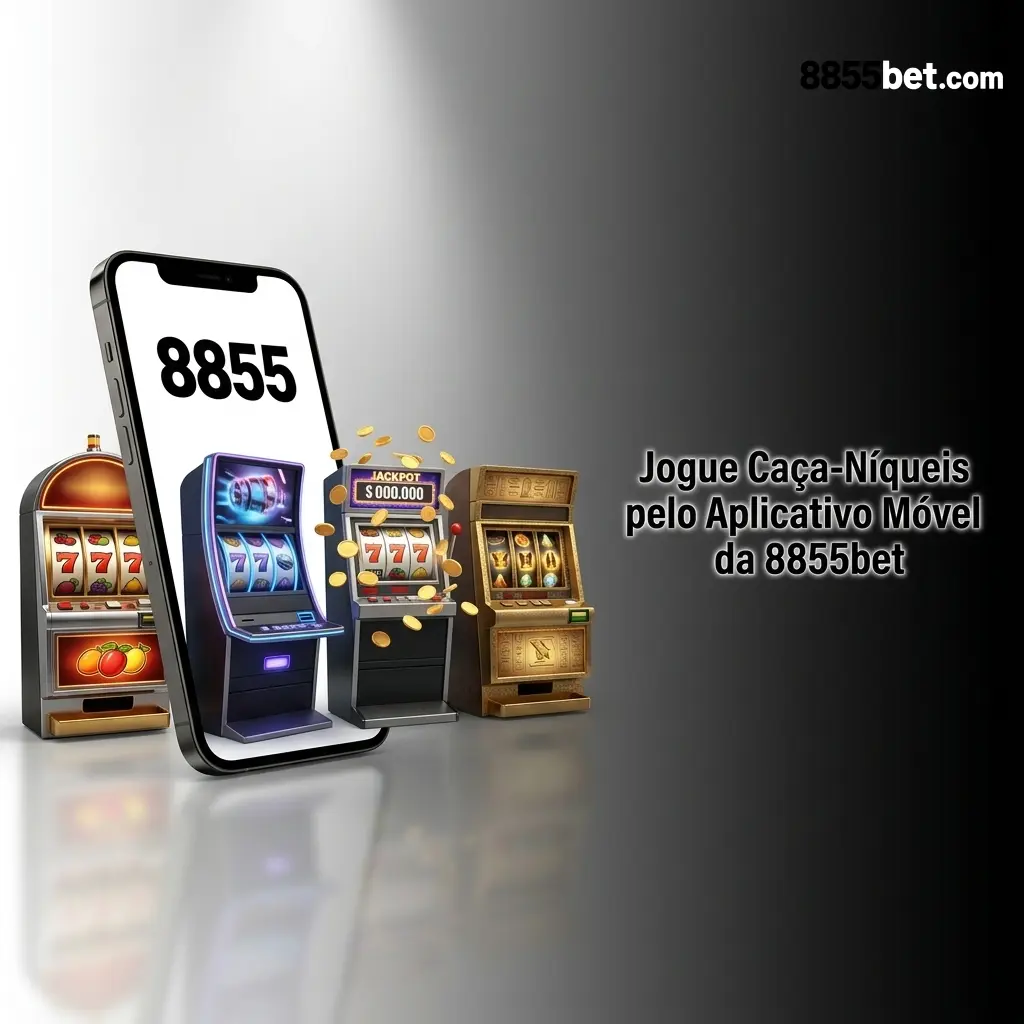 Aplicativo móvel da 8855bet para caça-níqueis em Android e iOS com mais de 3.000 slots e Pix
